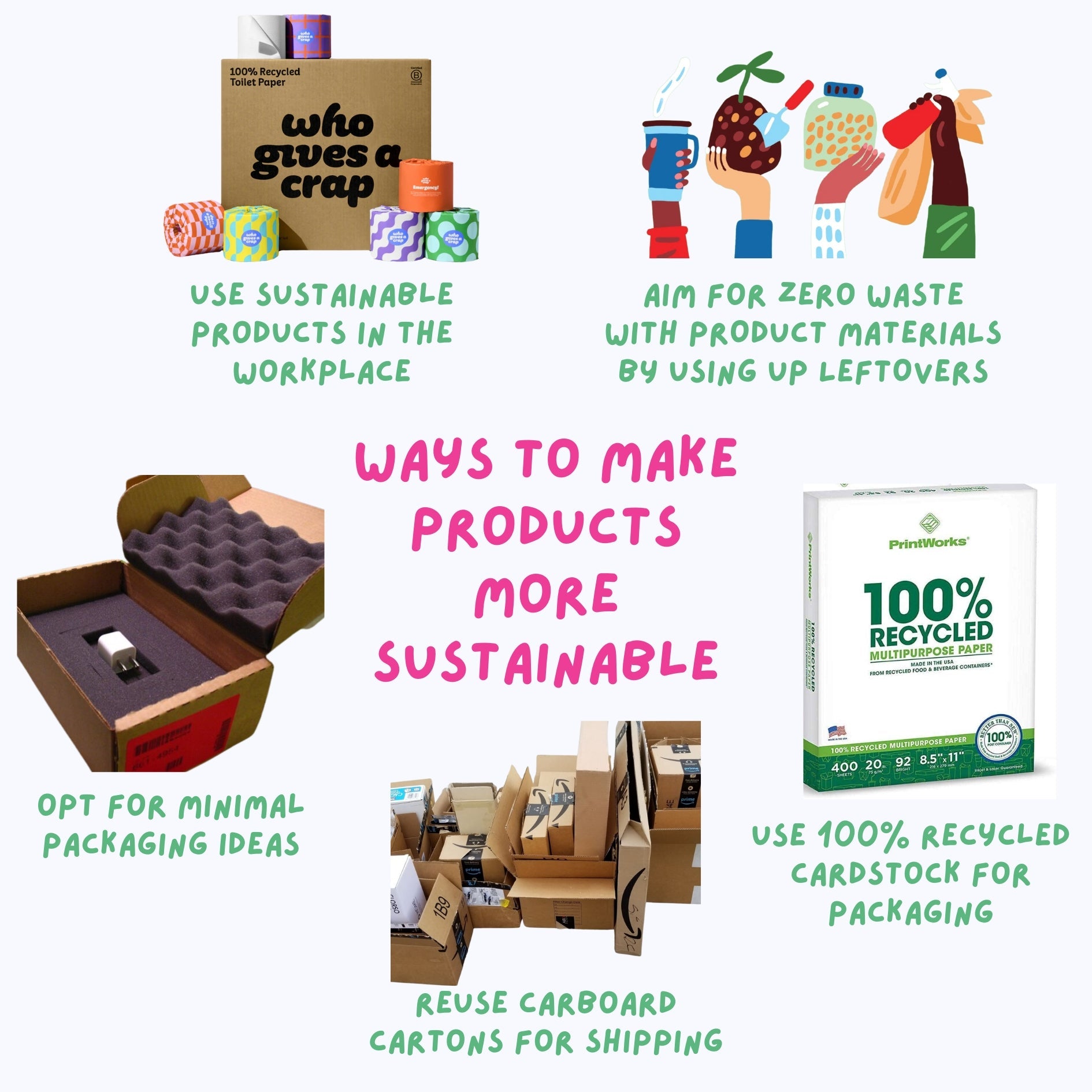 Greenwashing vs our 100% home compostable, biodegradable packaging - Pebbly Path