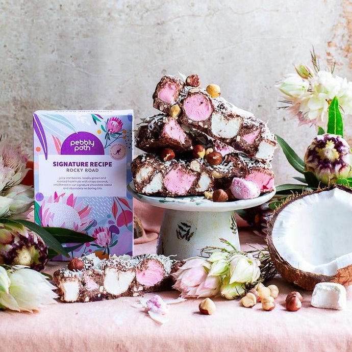 200g Signature Recipe Rocky Road (Large block) - Pebbly Path