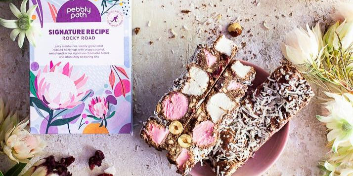 200g Signature Recipe Rocky Road (Large block) - Pebbly Path