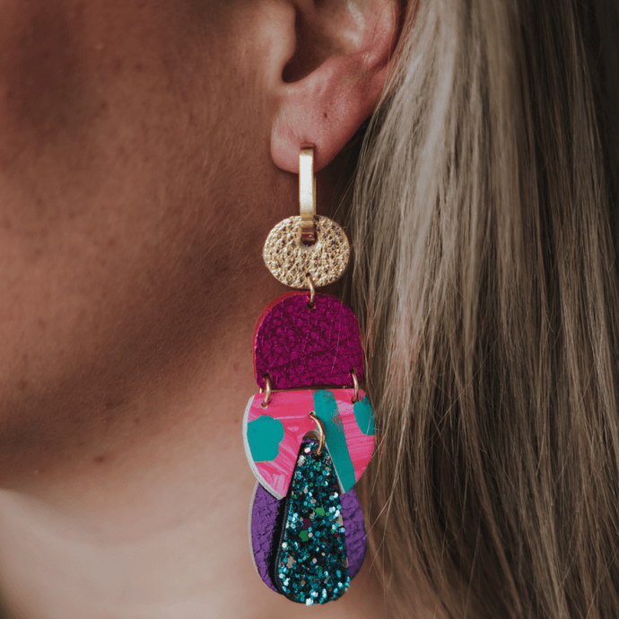 Pebbly Earrings collab POLKA POLLY x PEBBLY PATH - Pebbly Path